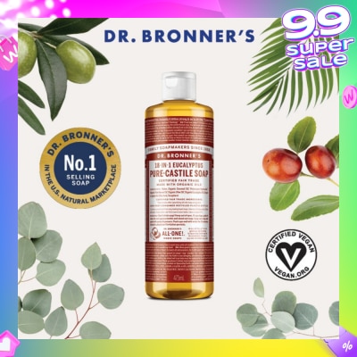 DR BRONNER'S Eucalyptus Pure Castile Liquid Soap 473ml