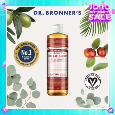 DR BRONNER'S Eucalyptus Pure Castile Liquid Soap 473ml