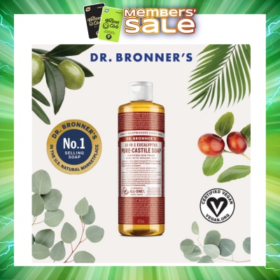 DR BRONNER'S - Eucalyptus Pure Castile Liquid Soap 473ml