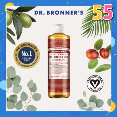 DR BRONNER'S Eucalyptus Pure Castile Liquid Soap 473ml