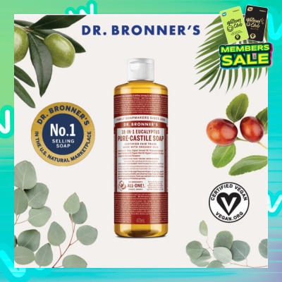 DR BRONNER'S Eucalyptus Pure Castile Liquid Soap 473ml