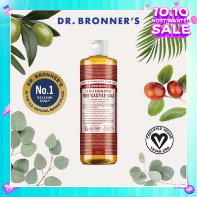 DR BRONNER'S Eucalyptus Pure Castile Liquid Soap 473ml