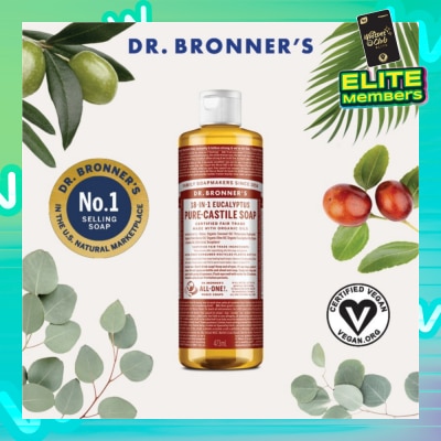 DR BRONNER'S Eucalyptus Pure Castile Liquid Soap 473ml