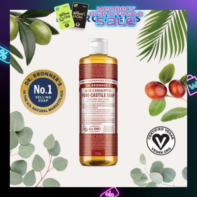 DR BRONNER'S Eucalyptus Pure Castile Liquid Soap 473ml