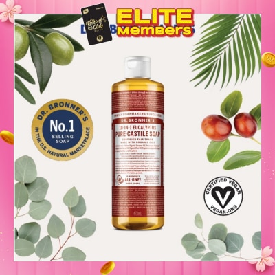 DR BRONNER'S Eucalyptus Pure Castile Liquid Soap 473ml