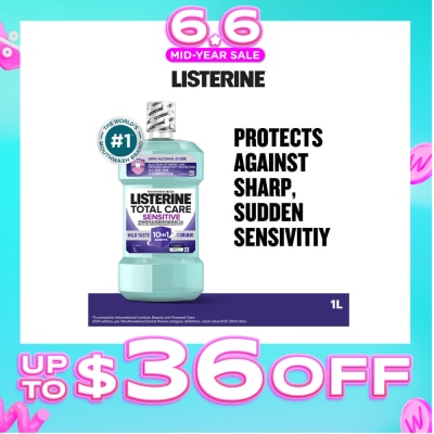 LISTERINE - Listerine Total Care Sensitive Mouthwash Non Alcohol 1000mL