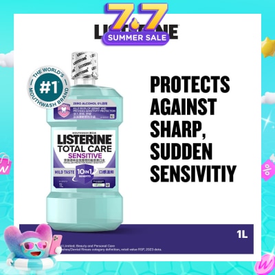 LISTERINE - Listerine Total Care Sensitive Mouthwash Non Alcohol  1000mL