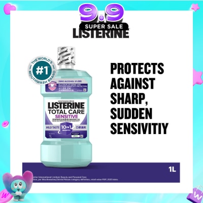LISTERINE - Listerine Total Care Sensitive Mouthwash Non Alcohol 1000mL image
