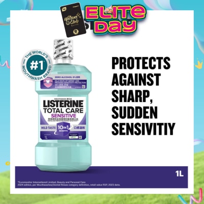 LISTERINE - Listerine Total Care Sensitive Mouthwash Non Alcohol 1000mL