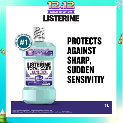 LISTERINE Listerine Total Care Sensitive Mouthwash Non Alcohol 1000mL