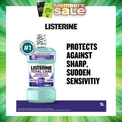 LISTERINE - Listerine Total Care Sensitive Mouthwash Non Alcohol  1000mL
