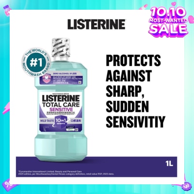 LISTERINE Listerine Total Care Sensitive Mouthwash Non Alcohol  1000mL