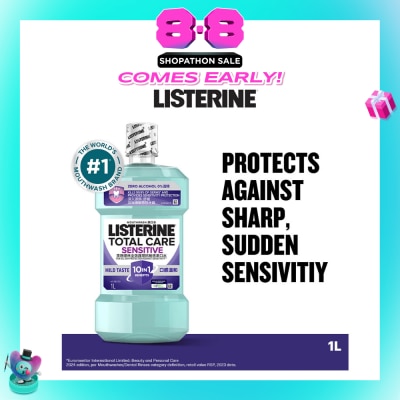 LISTERINE - Listerine Total Care Sensitive Mouthwash Non Alcohol 1000mL