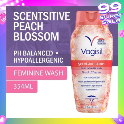 VAGISIL® Scentsitive Scents Daily Intimate Wash Peach Blossom 354ml