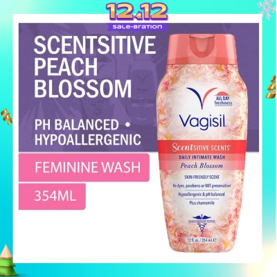 VAGISIL® Scentsitive Scents Daily Intimate Wash Peach Blossom 354ml