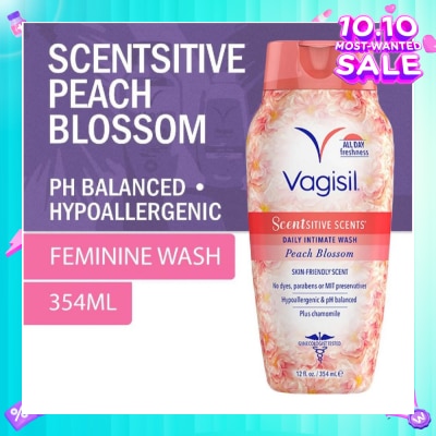 VAGISIL® Scentsitive Scents Daily Intimate Wash Peach Blossom 354ml