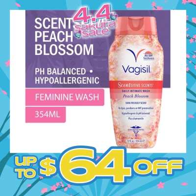 VAGISIL® - Scentsitive Scents Daily Intimate Wash Peach Blossom 354ml