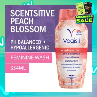 VAGISIL® Scentsitive Scents Daily Intimate Wash Peach Blossom 354ml