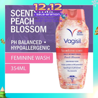 VAGISIL® Scentsitive Scents Daily Intimate Wash Peach Blossom 354ml