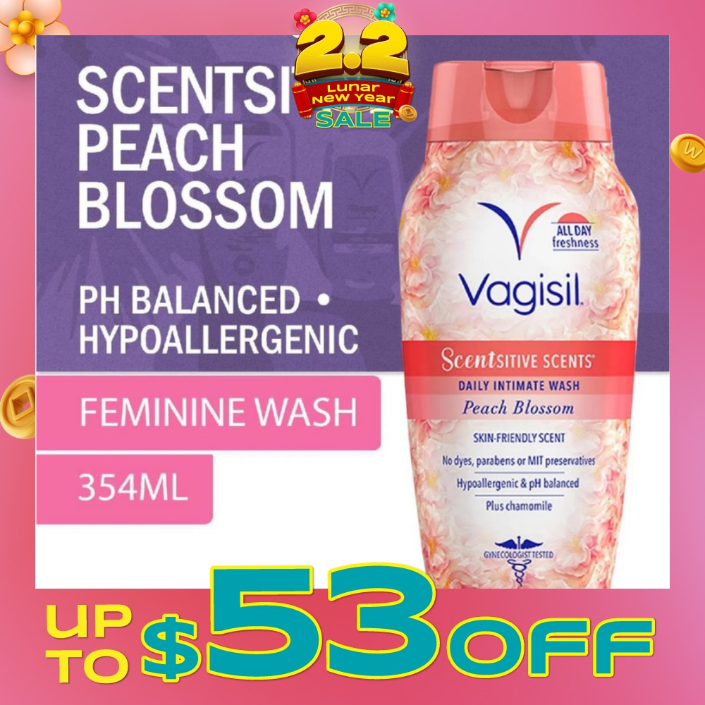 Scentsitive Scents Daily Intimate Wash Peach Blossom 354ml