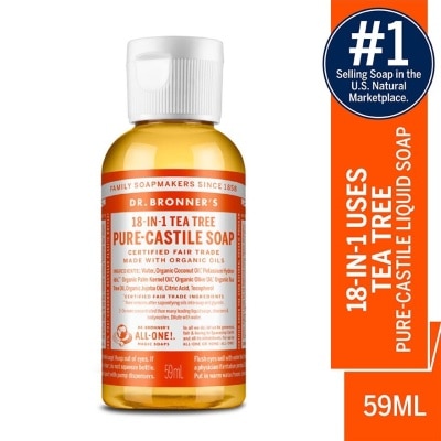 DR BRONNER'S - Tea Tree Castile Liquid Soap 59ml