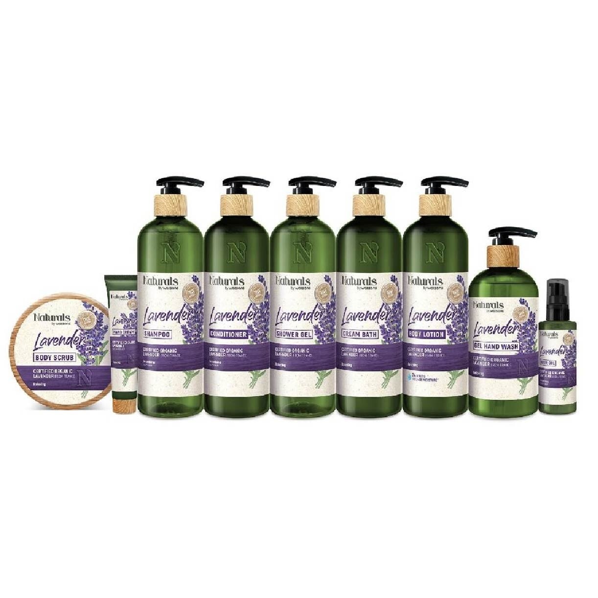 Certified Organic Lavender Shampoo (Smoothing Frizzy Hair and Shiny) 490ml