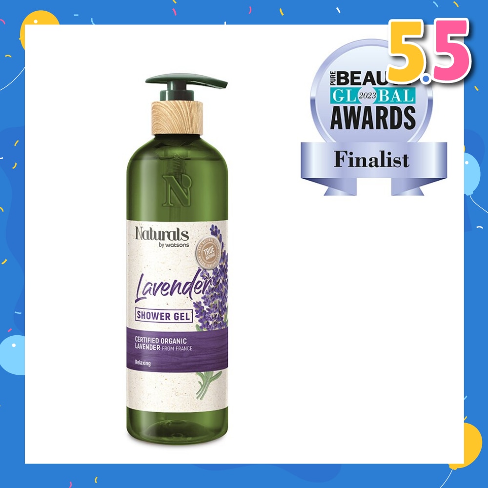 Certified Organic Lavender Shower Gel (Relaxing) 490ml