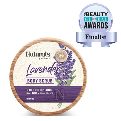 NATURALS BY WATSONS Certified Organic Lavender Body Scrub (Relaxing) 200g