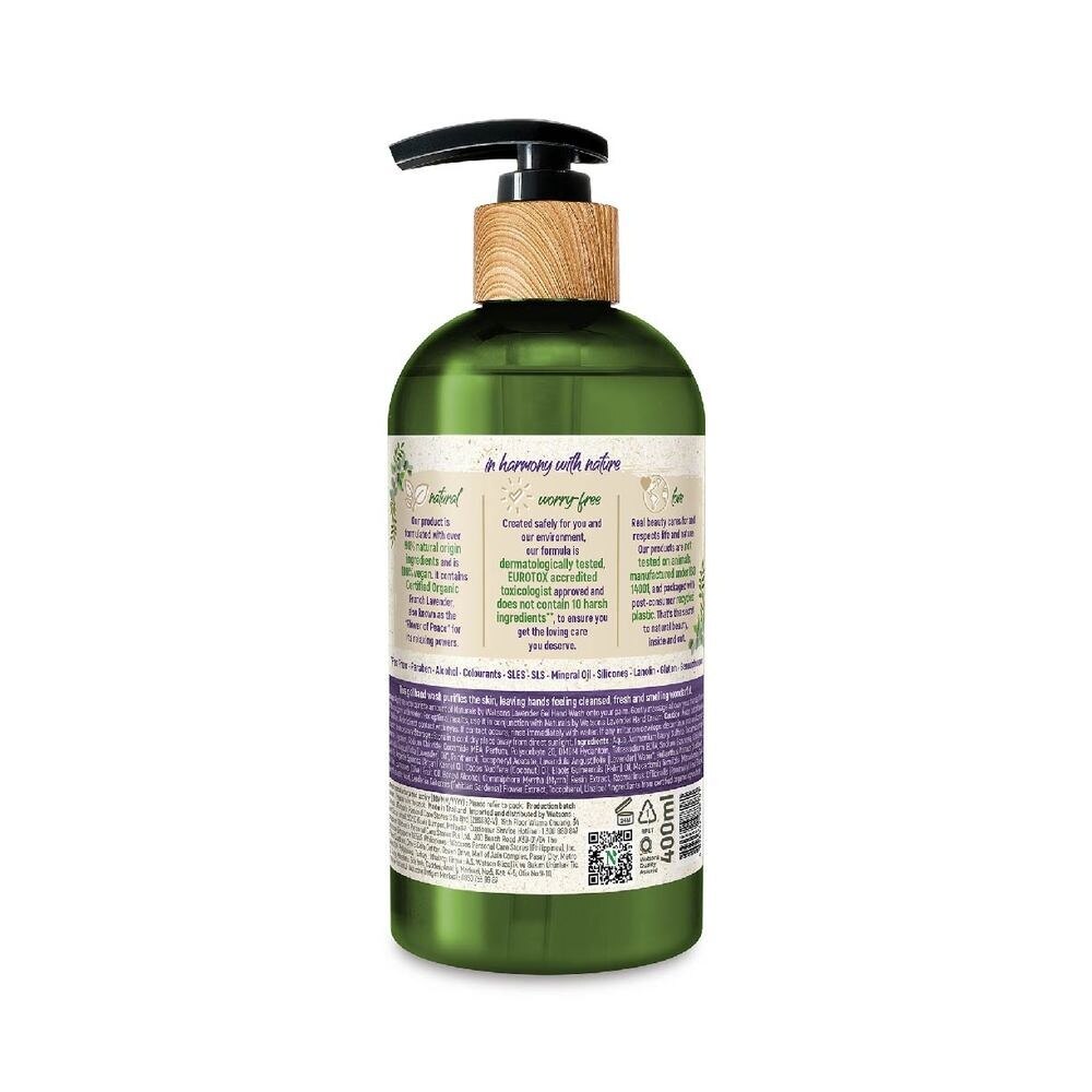 Certified Organic Lavender Gel Hand Wash (Relaxing) 400ml