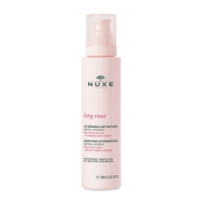 NUXE Very Rose Oil Cleansing Melting Milk (Removes Makeup + Moisturise & Soften Skin) 200ml