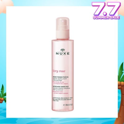 NUXE Very Rose Cleansing Tonic Mist Spray (Removes Makeup + Moisturise & Soothes Skin) 200ml