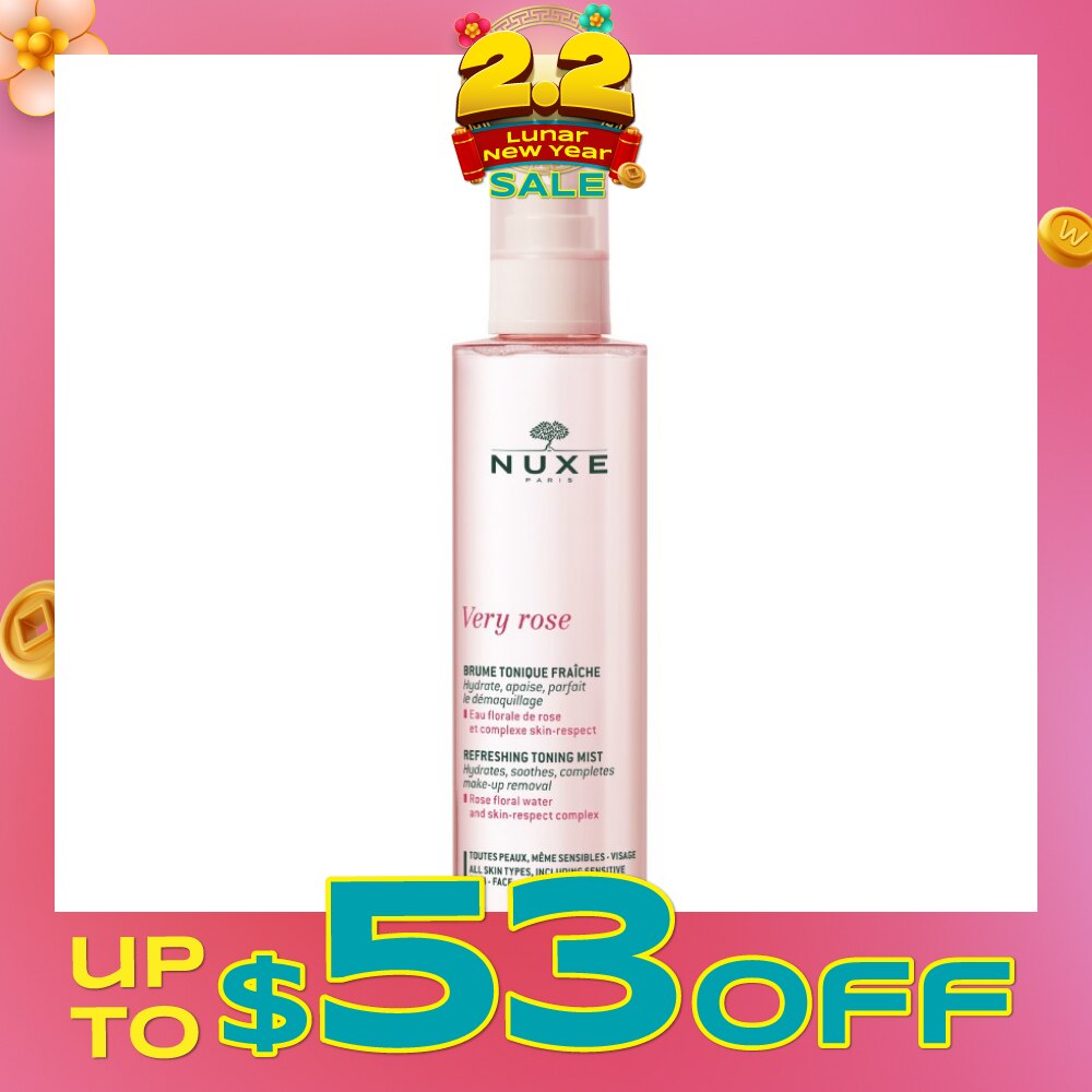 Very Rose Cleansing Tonic Mist Spray (Removes Makeup + Moisturise & Soothes Skin) 200ml