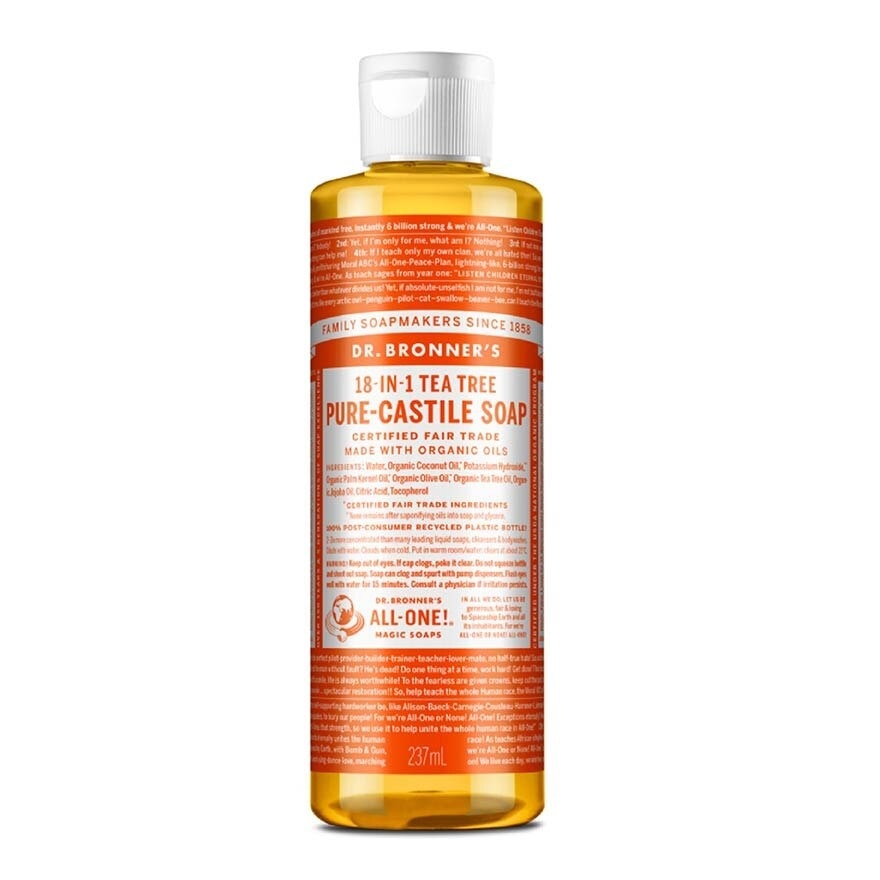 Tea Tree Pure Castile Liquid Soap 237ml