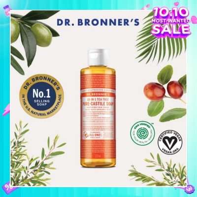 DR BRONNER'S Tea Tree Pure Castile Liquid Soap 237ml (Expiry: Nov`2025)