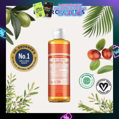 DR BRONNER'S Tea Tree Pure Castile Liquid Soap 237ml (Expiry: Nov`2025)