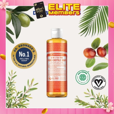 DR BRONNER'S Tea Tree Pure Castile Liquid Soap 237ml