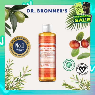 DR BRONNER'S Tea Tree Pure Castile Liquid Soap 237ml (Expiry: Nov`2025)