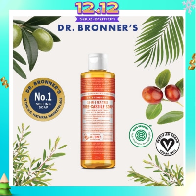 DR BRONNER'S Tea Tree Pure Castile Liquid Soap 237ml (Expiry: Nov`2025)