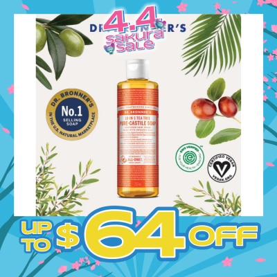 DR BRONNER'S - Tea Tree Pure Castile Liquid Soap 237ml