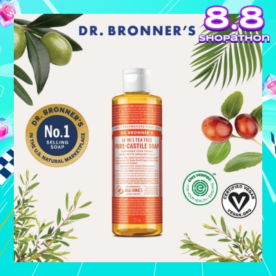 DR BRONNER'S Tea Tree Pure Castile Liquid Soap 237ml (Expiry: Nov`2025)