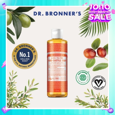 DR BRONNER'S Tea Tree Pure Castile Liquid Soap 237ml (Expiry: Nov`2025)