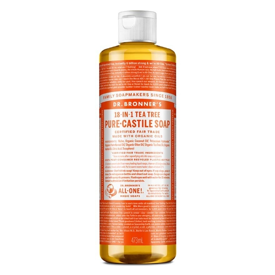 Tea Tree Pure Castile Liquid Soap 473ml