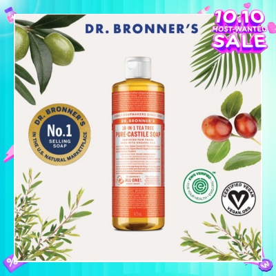 DR BRONNER'S Tea Tree Pure Castile Liquid Soap 473ml