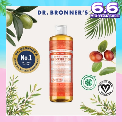 DR BRONNER'S Tea Tree Pure Castile Liquid Soap 473ml