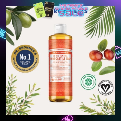 DR BRONNER'S Tea Tree Pure Castile Liquid Soap 473ml