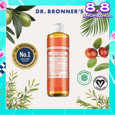 DR BRONNER'S Tea Tree Pure Castile Liquid Soap 473ml