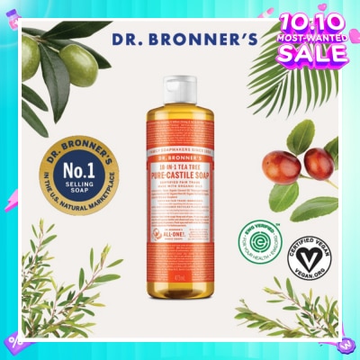 DR BRONNER'S Tea Tree Pure Castile Liquid Soap 473ml