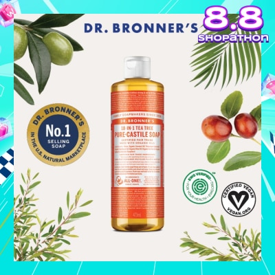 DR BRONNER'S Tea Tree Pure Castile Liquid Soap 473ml