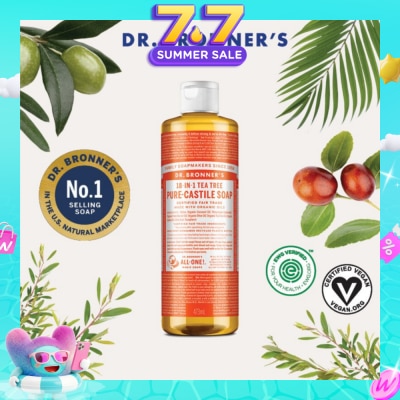 DR BRONNER'S - Tea Tree Pure Castile Liquid Soap 473ml