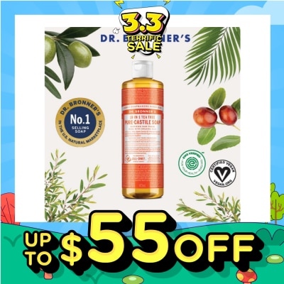 DR BRONNER'S Tea Tree Pure Castile Liquid Soap 473ml